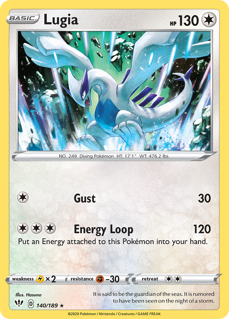 Lugia (140/189) [Sword & Shield: Darkness Ablaze] | Infinity Cards & Collectibles