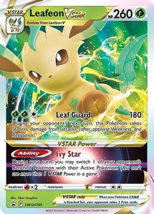 Leafeon VSTAR (SWSH195) [Sword & Shield: Black Star Promos] | Infinity Cards & Collectibles