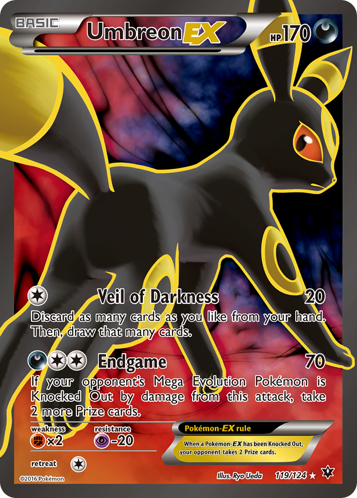 Umbreon EX (119/124) [XY: Fates Collide] | Infinity Cards & Collectibles