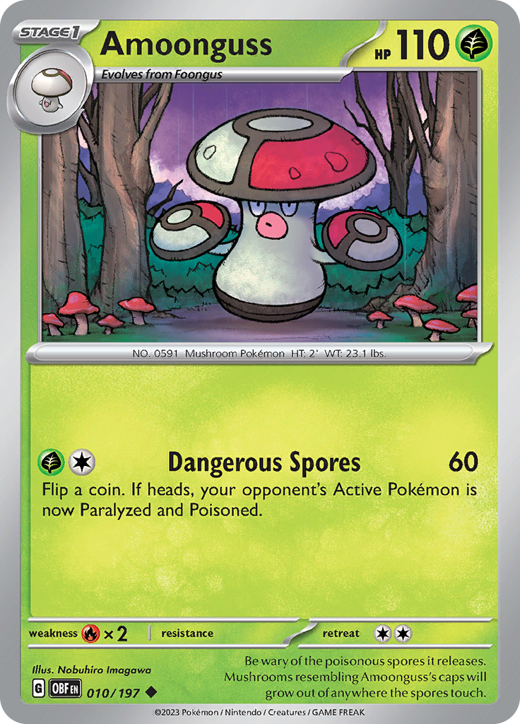 Amoonguss (010/197) [Scarlet & Violet: Obsidian Flames] | Infinity Cards & Collectibles