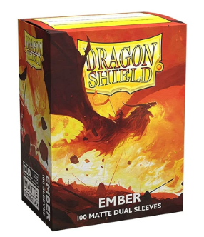 Dragonshield Sleeves - Dual Matte Ember 100CT | Infinity Cards & Collectibles