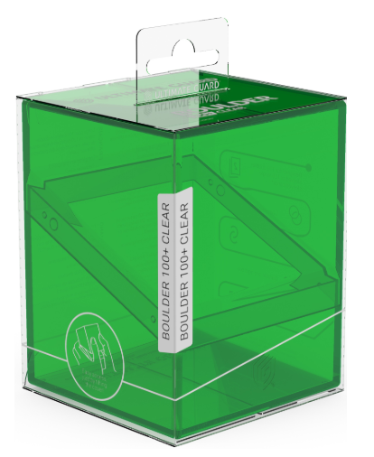 Ultimate Guard Boulder Deck Case - Clear Emerald
