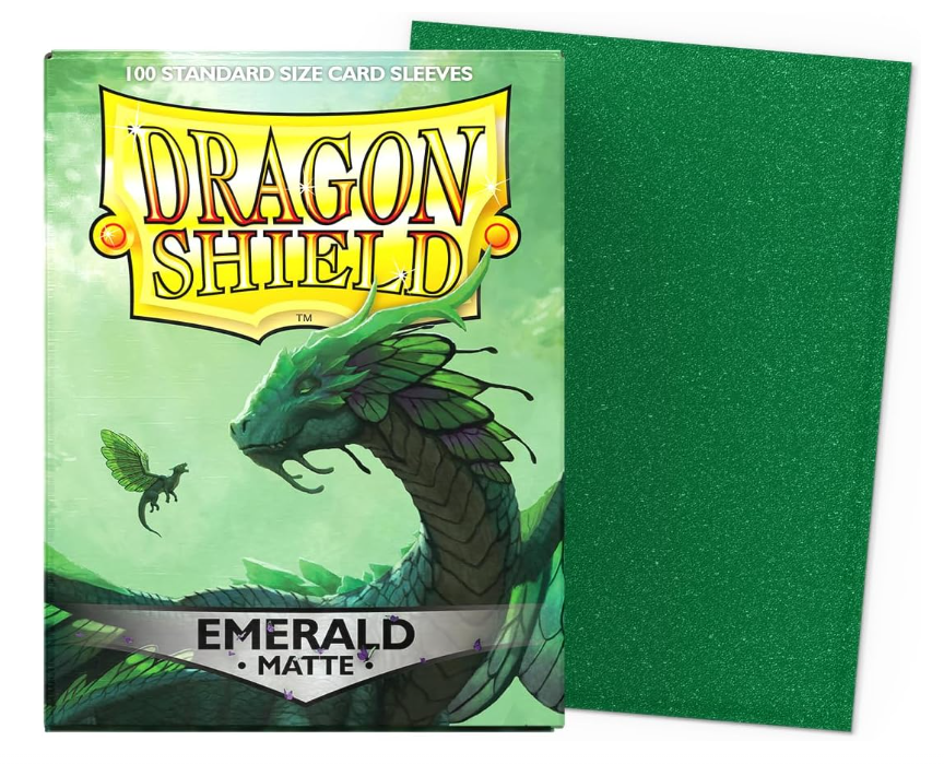 Dragon Shield Sleeves - Matte Emerald 100ct