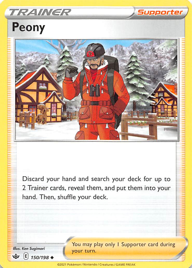 Peony (150/198) [Sword & Shield: Chilling Reign] | Infinity Cards & Collectibles