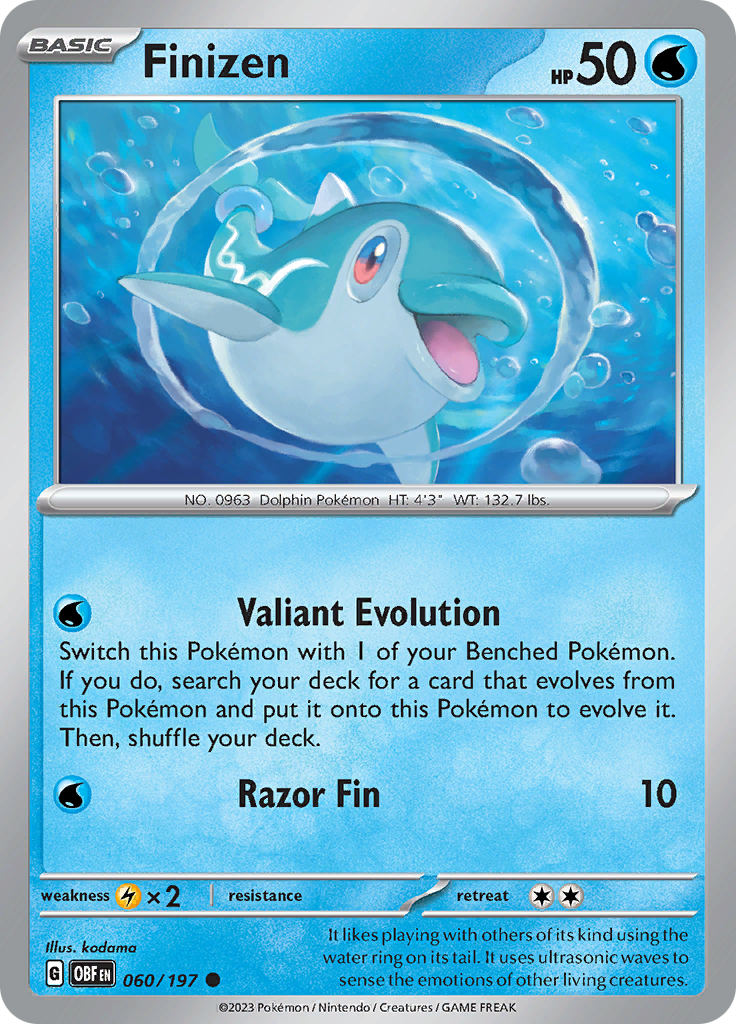 Finizen (060/197) [Scarlet & Violet: Obsidian Flames] | Infinity Cards & Collectibles