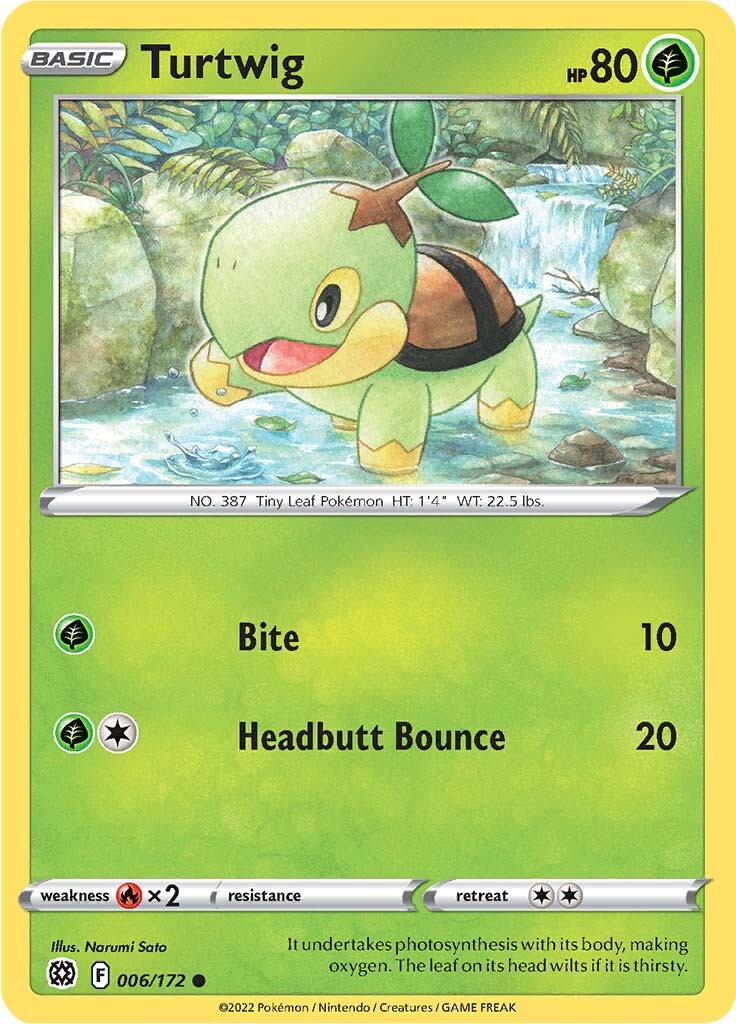 Turtwig (006/172) [Sword & Shield: Brilliant Stars] | Infinity Cards & Collectibles