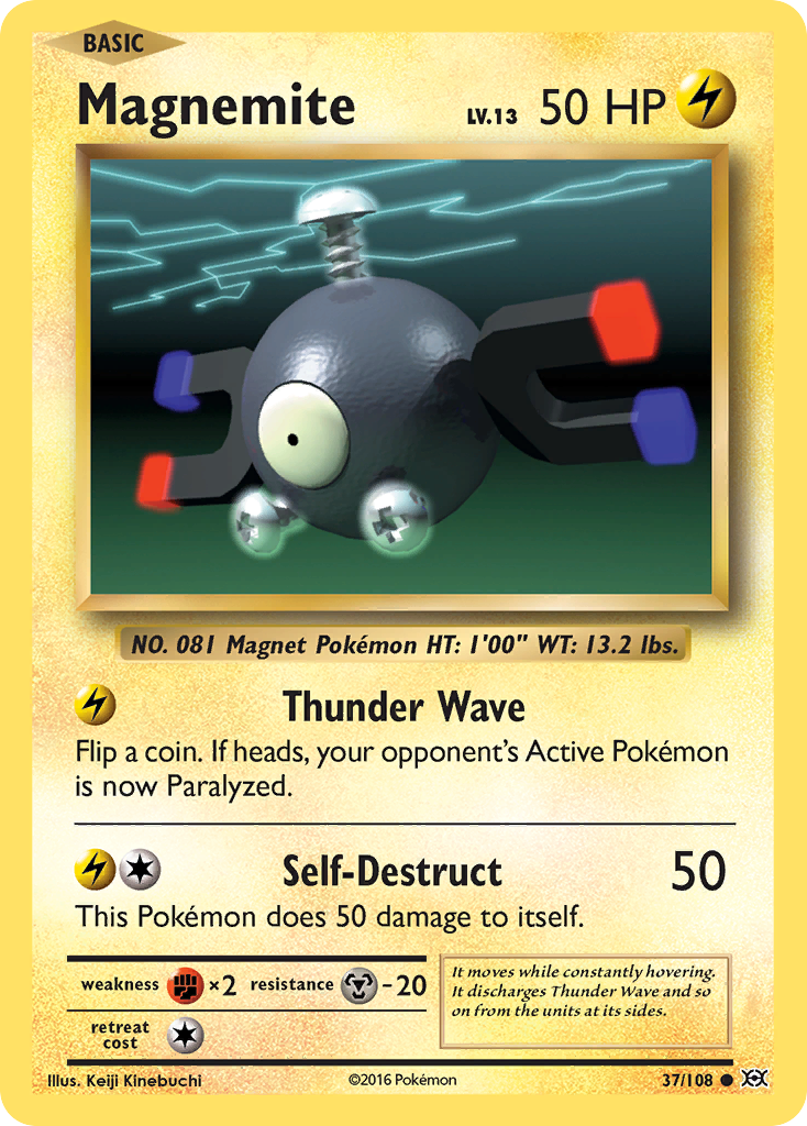Magnemite (37/108) [XY: Evolutions] | Infinity Cards & Collectibles