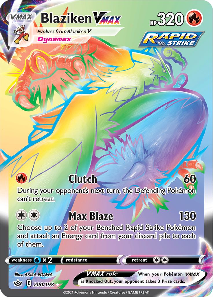 Blaziken VMAX (200/198) [Sword & Shield: Chilling Reign] | Infinity Cards & Collectibles