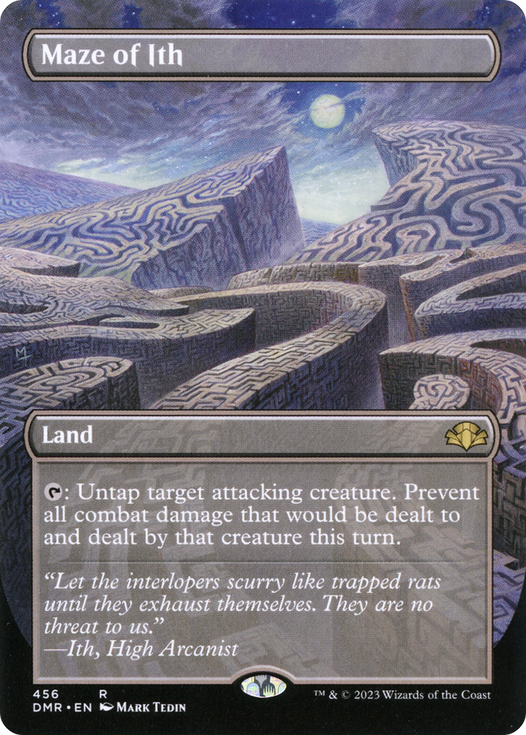 Maze of Ith (Borderless Alternate Art) [Dominaria Remastered] | Infinity Cards & Collectibles