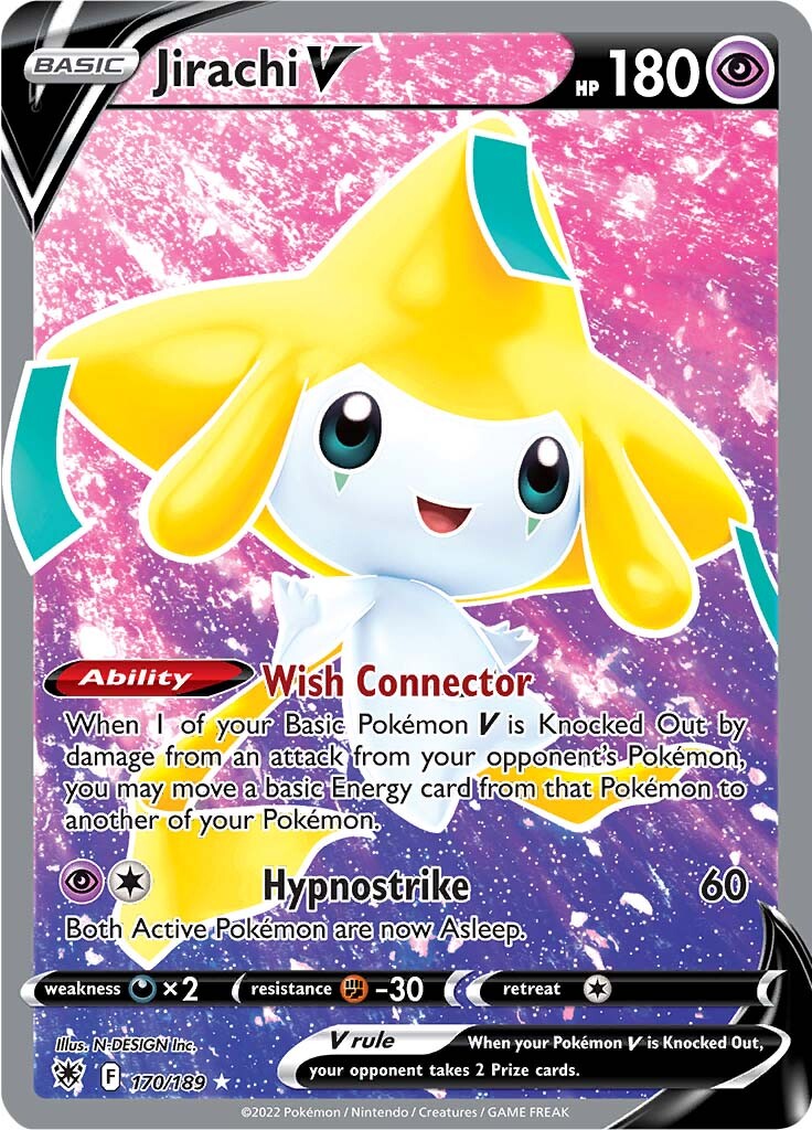 Jirachi V (170/189) [Sword & Shield: Astral Radiance] | Infinity Cards & Collectibles