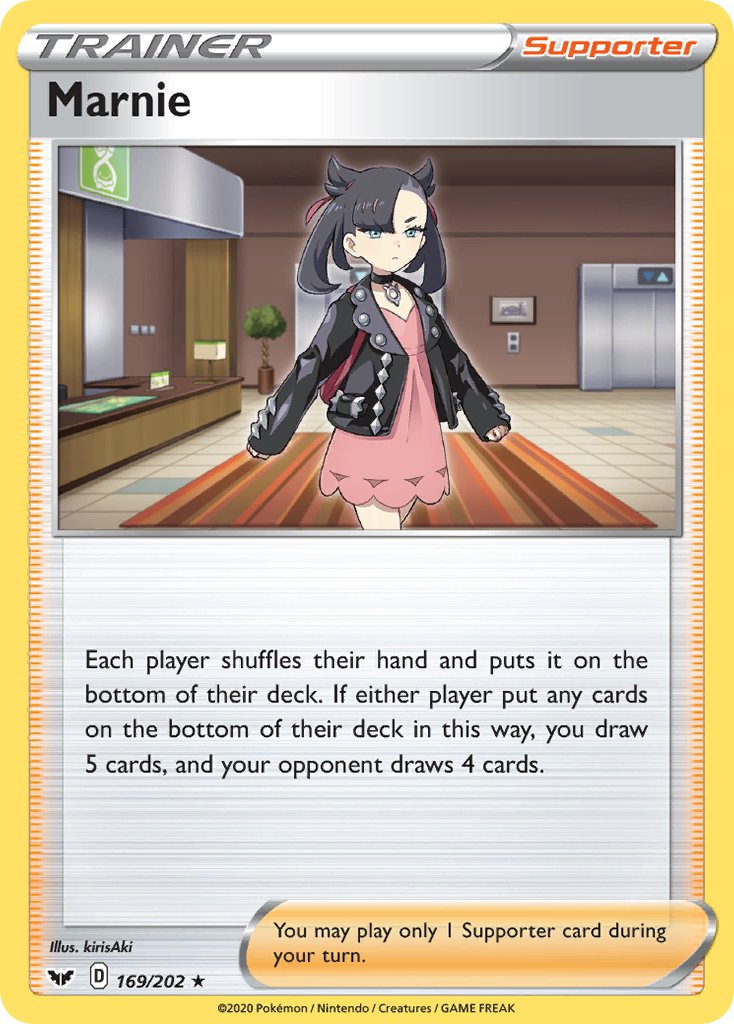Marnie (169/202) (Theme Deck Exclusive) [Sword & Shield: Base Set] | Infinity Cards & Collectibles
