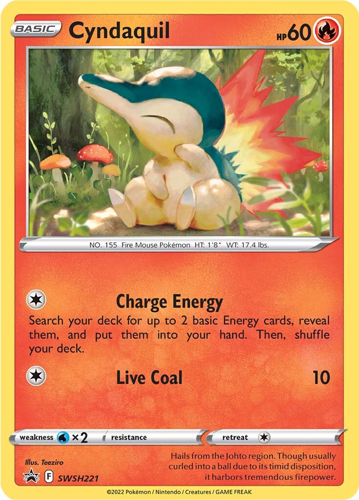 Cyndaquil (SWSH221) [Sword & Shield: Black Star Promos] | Infinity Cards & Collectibles