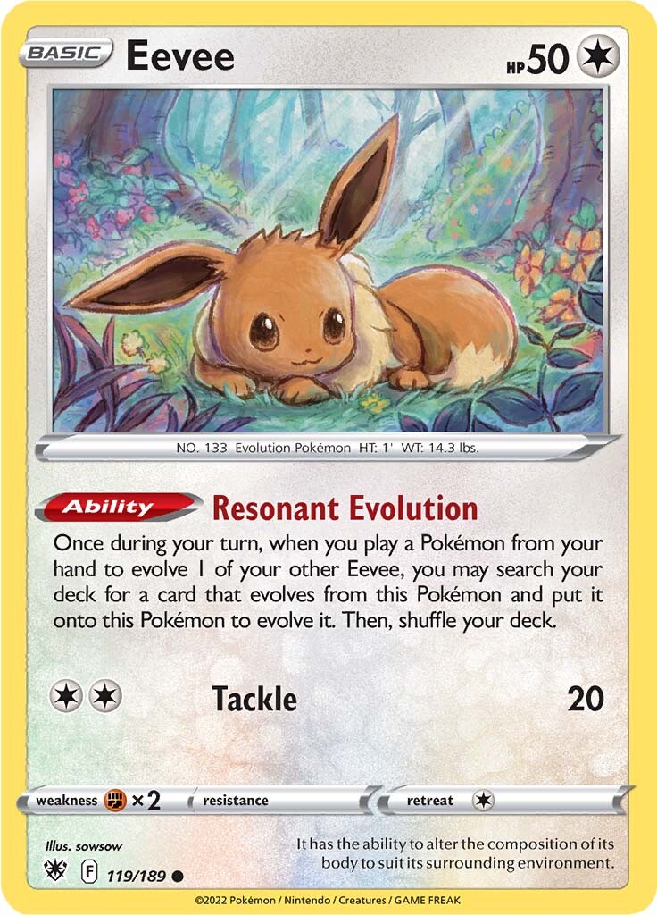 Eevee (119/189) [Sword & Shield: Astral Radiance] | Infinity Cards & Collectibles