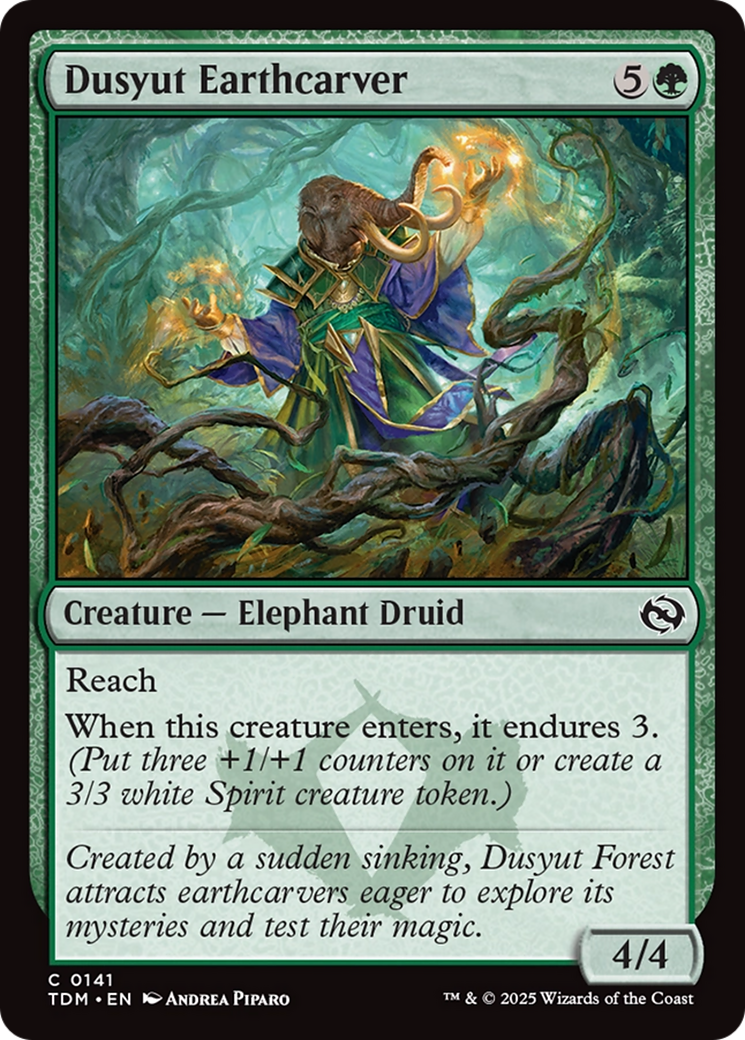 Dusyut Earthcarver [Tarkir: Dragonstorm] | Infinity Cards & Collectibles