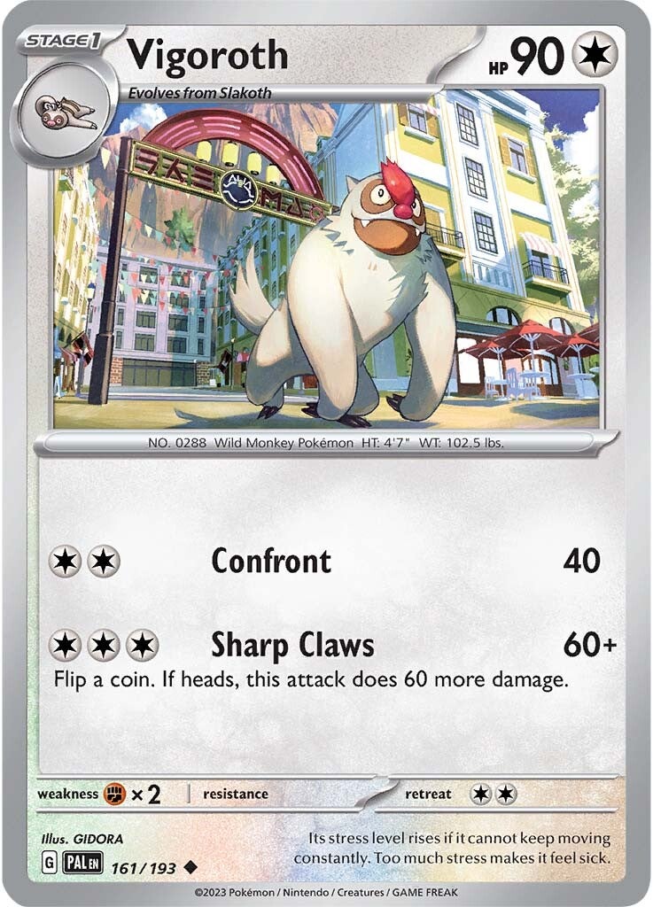 Vigoroth (161/193) [Scarlet & Violet: Paldea Evolved] | Infinity Cards & Collectibles