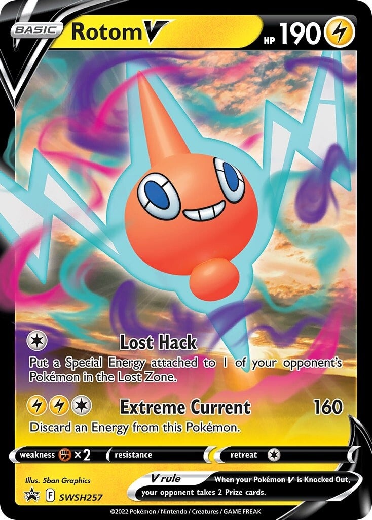 Rotom V (SWSH257) [Sword & Shield: Black Star Promos] | Infinity Cards & Collectibles