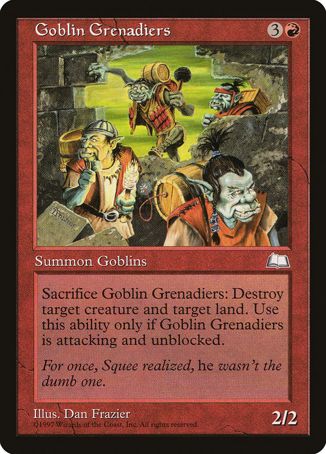 Goblin Grenadiers [Weatherlight] | Infinity Cards & Collectibles
