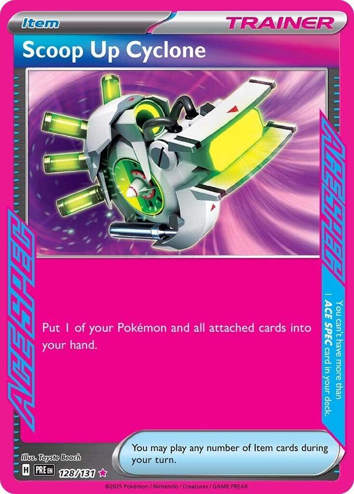 Scoop Up Cyclone (128/131) [Scarlet & Violet: Prismatic Evolutions] | Infinity Cards & Collectibles