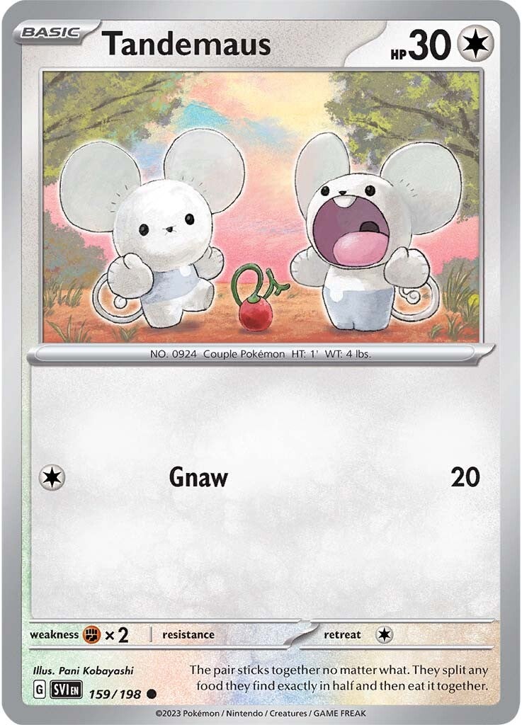 Tandemaus (159/198) [Scarlet & Violet: Base Set] | Infinity Cards & Collectibles
