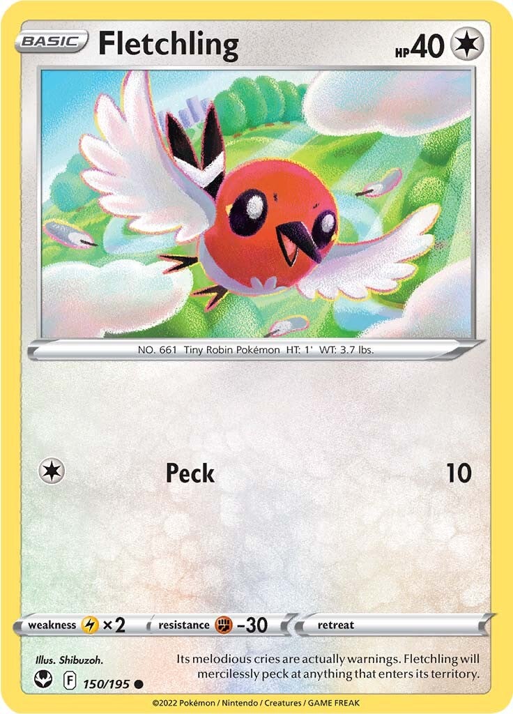 Fletchling (150/195) [Sword & Shield: Silver Tempest] | Infinity Cards & Collectibles