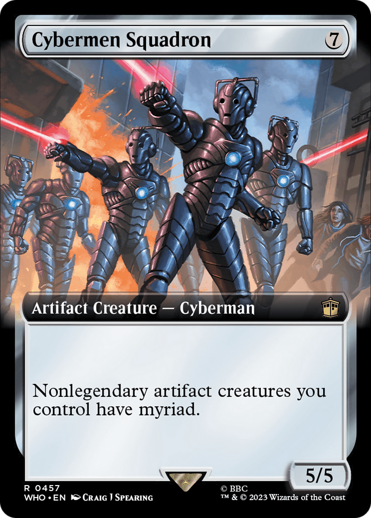 Cybermen Squadron (Extended Art) [Doctor Who] | Infinity Cards & Collectibles