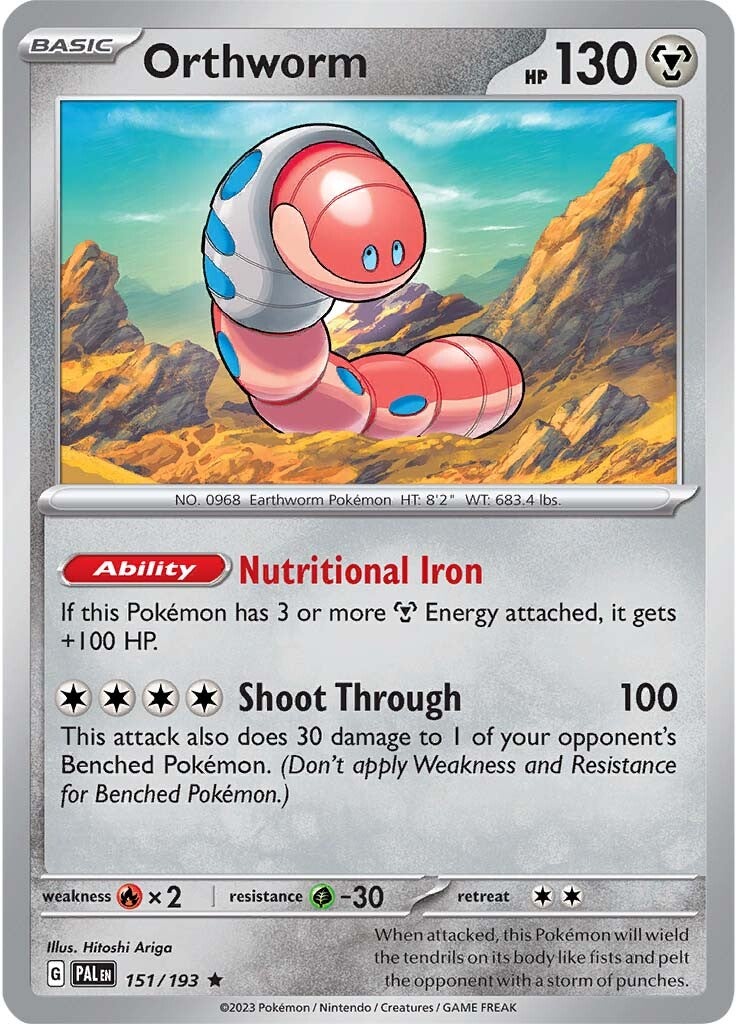 Orthworm (151/193) [Scarlet & Violet: Paldea Evolved] | Infinity Cards & Collectibles