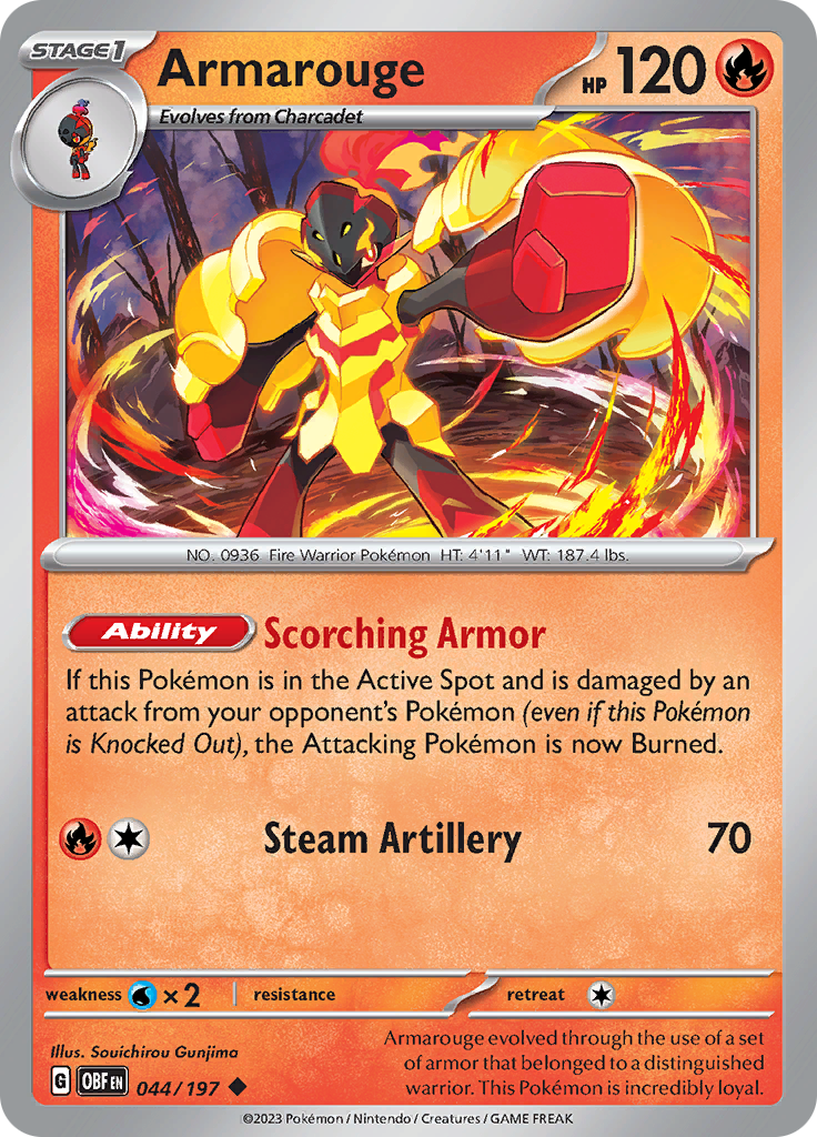 Armarouge (044/197) [Scarlet & Violet: Obsidian Flames] | Infinity Cards & Collectibles
