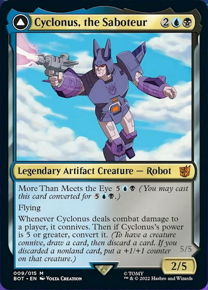 Cyclonus, the Saboteur // Cyclonus, Cybertronian Fighter [Transformers] | Infinity Cards & Collectibles