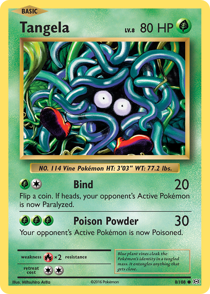 Tangela (8/108) [XY: Evolutions] | Infinity Cards & Collectibles