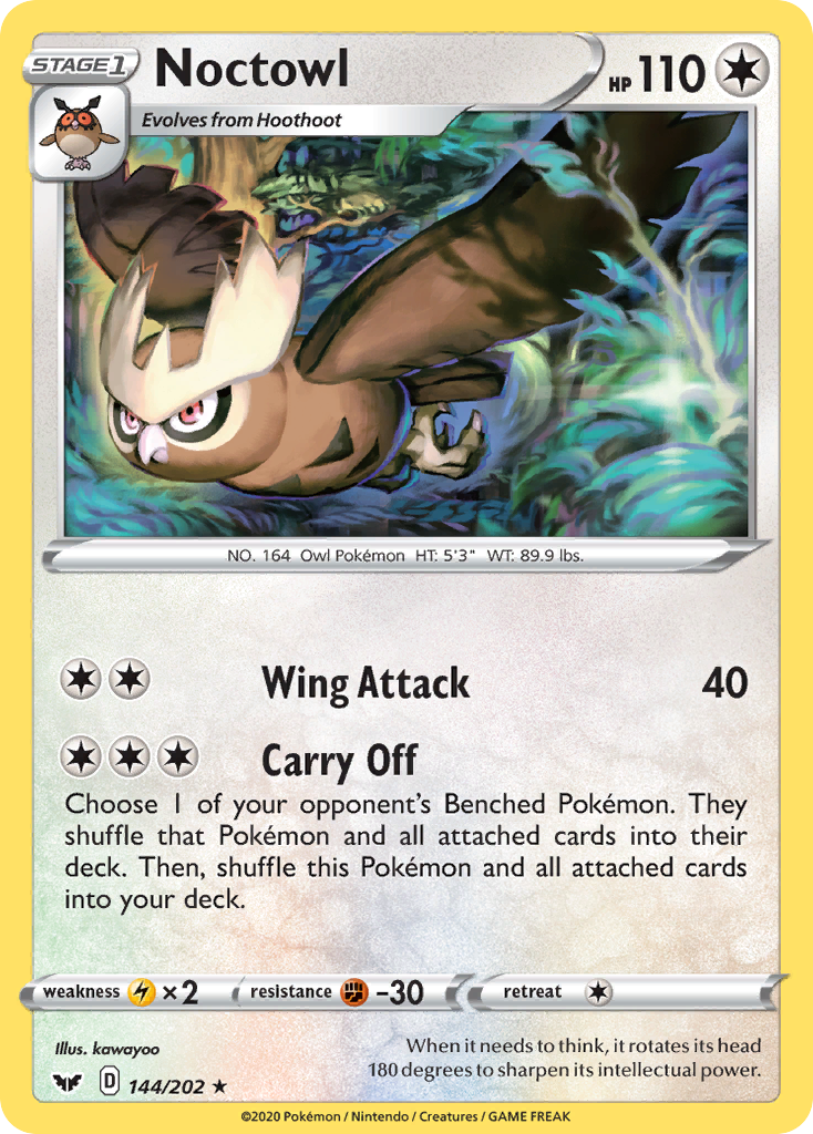 Noctowl (144/202) [Sword & Shield: Base Set] | Infinity Cards & Collectibles