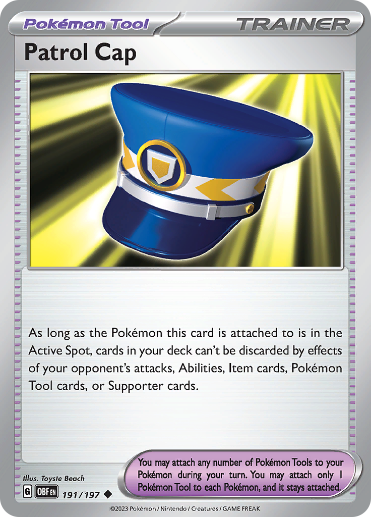 Patrol Cap (191/197) [Scarlet & Violet: Obsidian Flames] | Infinity Cards & Collectibles