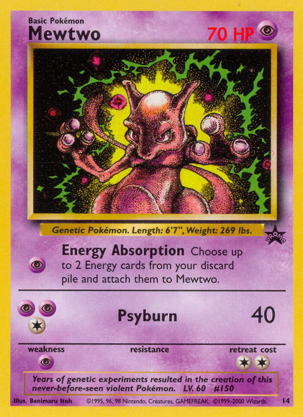 Mewtwo (14) [Wizards of the Coast: Black Star Promos] | Infinity Cards & Collectibles