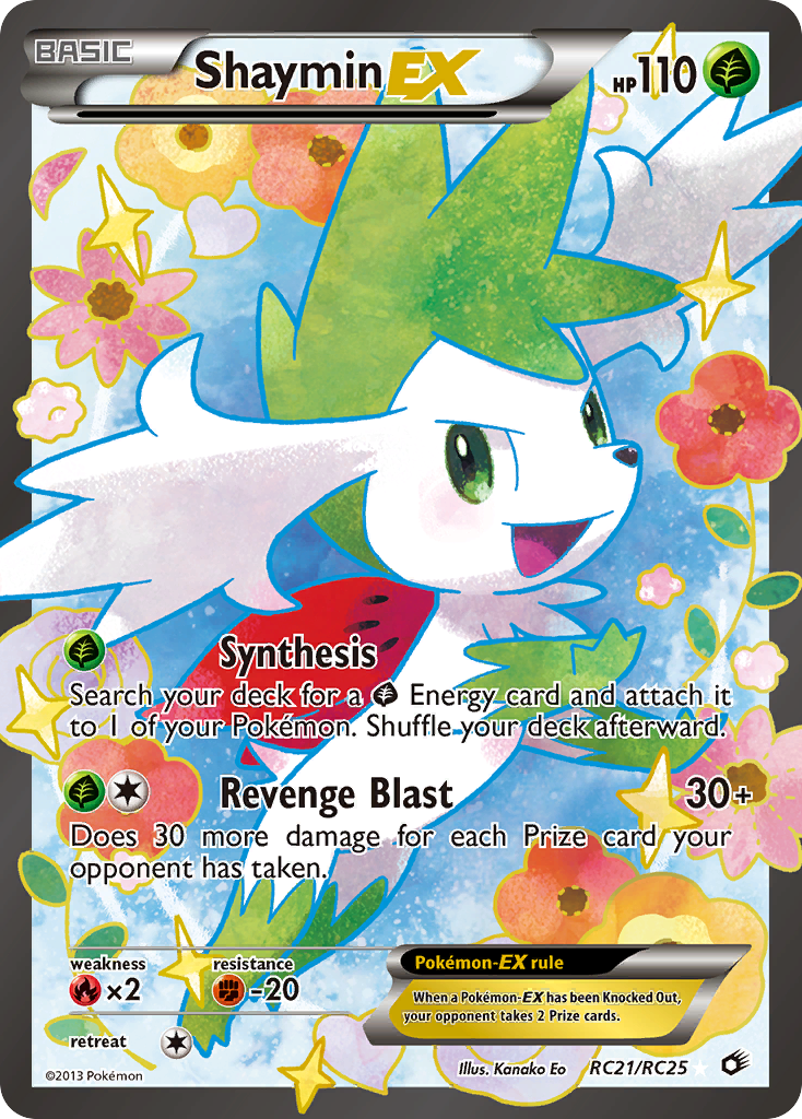 Shaymin EX (RC21/RC25) [Black & White: Legendary Treasures] | Infinity Cards & Collectibles