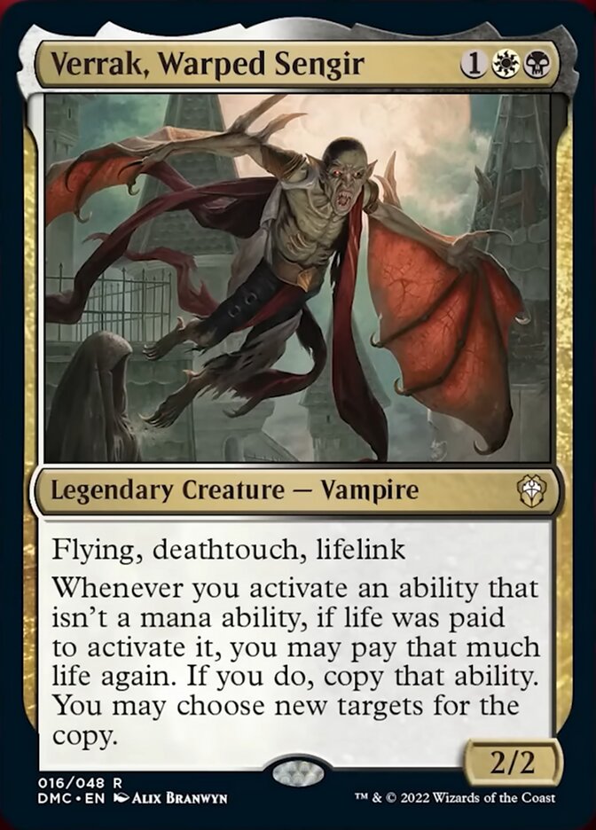 Verrak, Warped Sengir [Dominaria United Commander] | Infinity Cards & Collectibles
