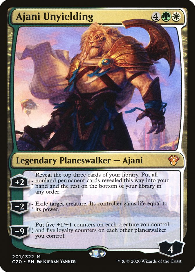 Ajani Unyielding [Commander 2020] | Infinity Cards & Collectibles