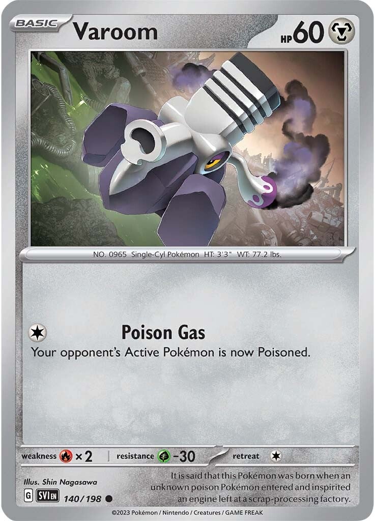 Varoom (140/198) [Scarlet & Violet: Base Set] | Infinity Cards & Collectibles