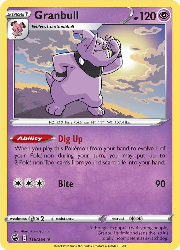 Granbull (116/264) [Sword & Shield: Fusion Strike] | Infinity Cards & Collectibles