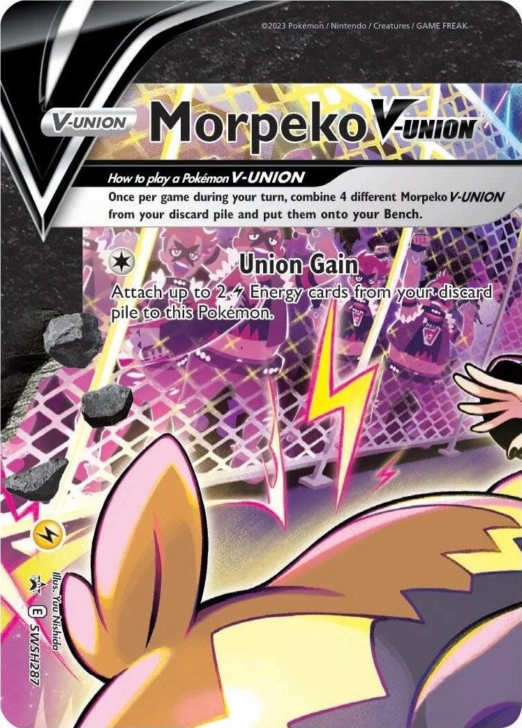 Morpeko V-Union (SWSH287) [Sword & Shield: Black Star Promos] | Infinity Cards & Collectibles