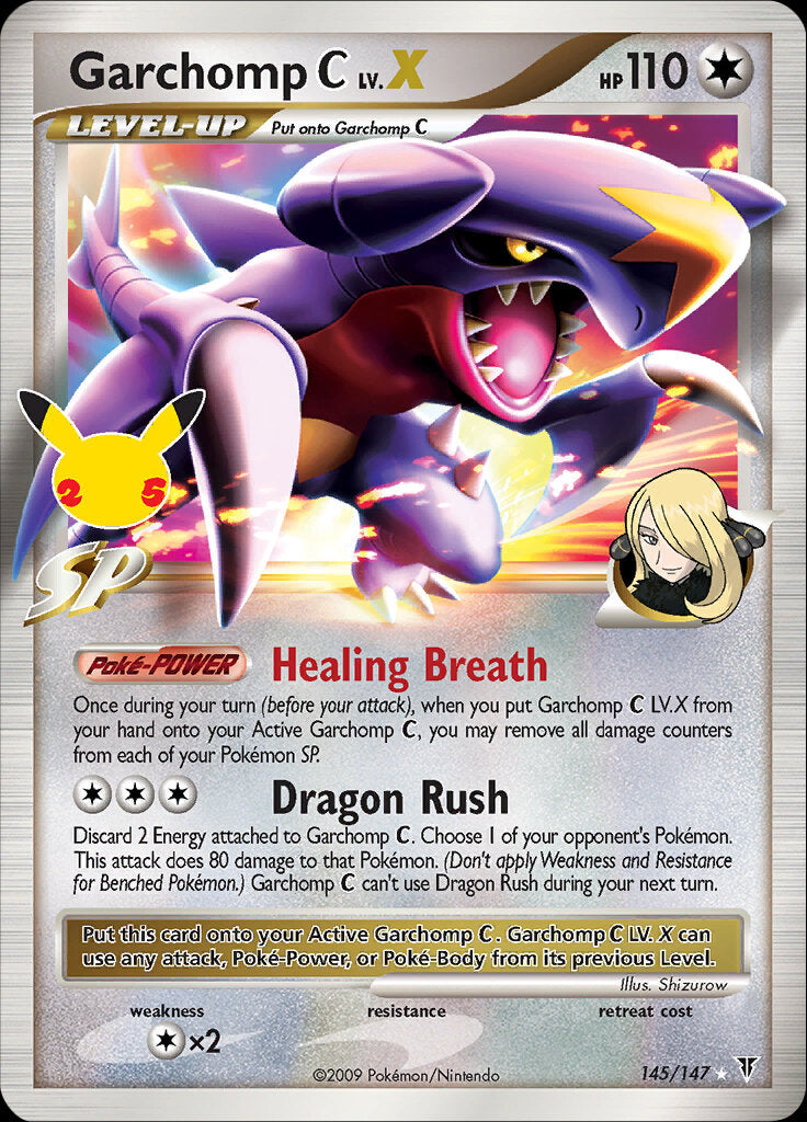 Garchomp C LV.X (145/147) [Celebrations: 25th Anniversary - Classic Collection] | Infinity Cards & Collectibles