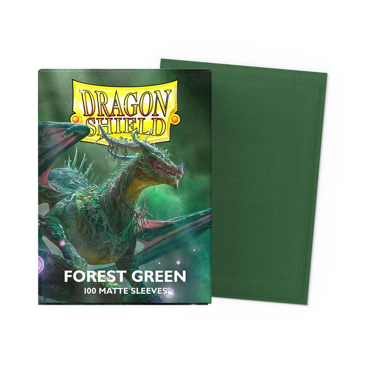 Dragon Shield Sleeves - Dual Matte Forest Green 100ct