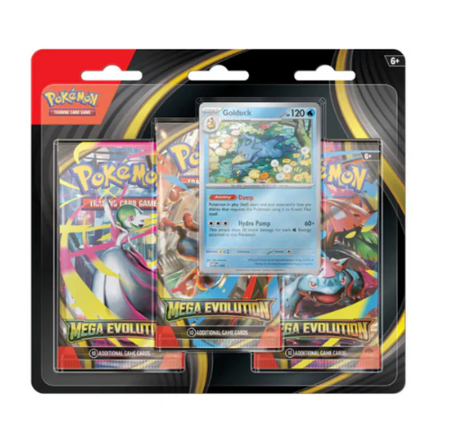 Pokemon - Mega Evolution - 3 Pack Blister - Golduck