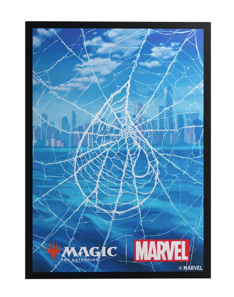 Magic the Gathering - Marvel Spider-man - Premium Art Sleeves Island Blue