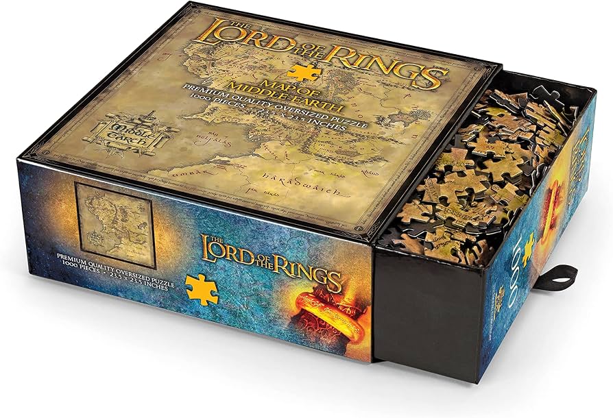 Lord Of The Rings - Map of Middle Earth - Puzzle 1000pc