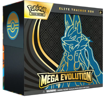 Pokemon - Mega Evolutions - Lucario Elite Trainer Box | Infinity Cards & Collectibles