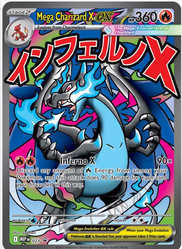 Mega Charizard X ex (023) [Mega Evolution Promo] | Infinity Cards & Collectibles
