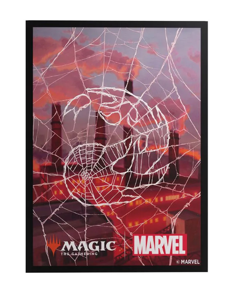 Magic the Gathering - Marvel Spider-man - Premium Art Sleeves Mountain Red