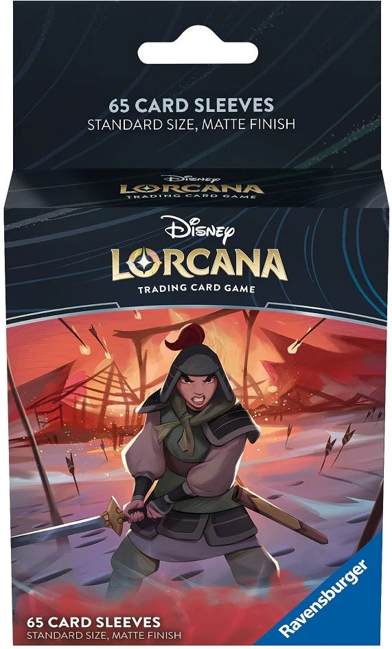 Disney Lorcana: Rise of the Floodborn - Sleeves 65ct - Mulan | Infinity Cards & Collectibles