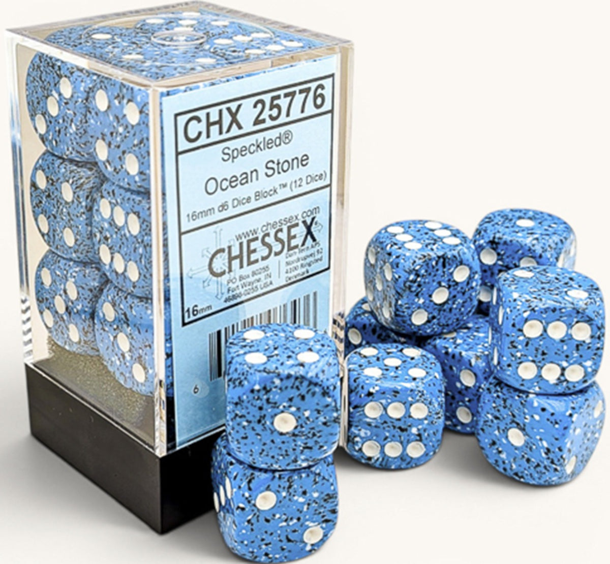 Chessex - 12D6 - Speckled Dice