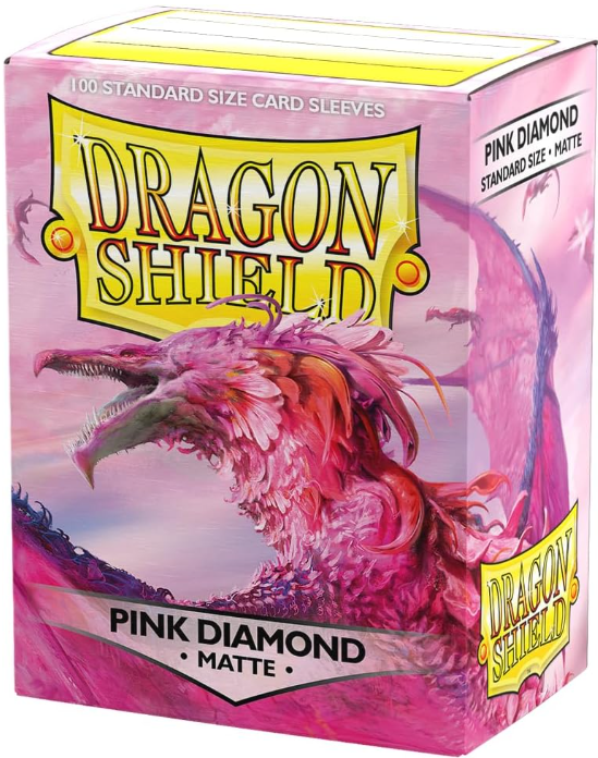 Dragon Shield Sleeves - Dual Matte Pink Diamond 100ct