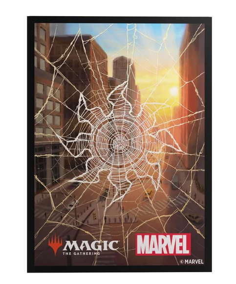Magic the Gathering - Marvel Spider-man - Premium Art Sleeves Plains White